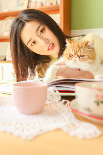 早上下班的女人